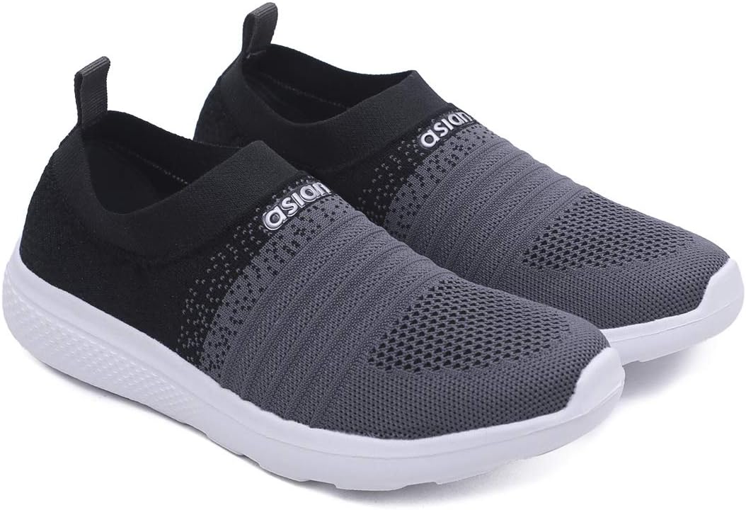 Women's Elasto-02 Knitted, Sports, Walking, Slipon Shoes