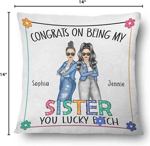 Miniatura 10 de Almohada personalizada para mejor amiga, mejor amiga, felicitaciones por ser mi mejor amiga, almohada personalizada para mejores amigas, regalo para
