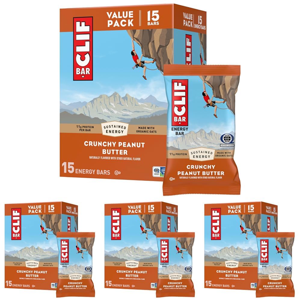 CLIF BAR Protein Energy Bars, Crunchy Peanut Butter, 15ct — Amazon image 19
