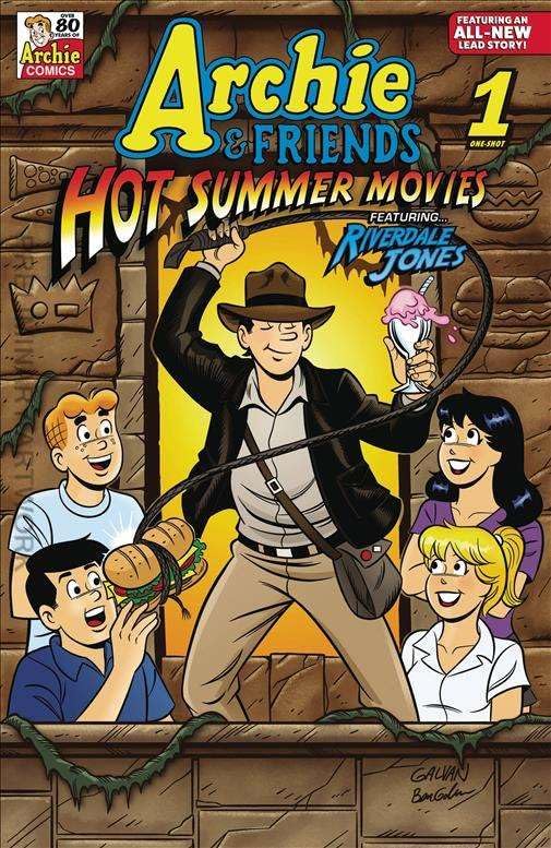 Archie And Friends Hot Summer Movies #1 VFNM Archie cómic  Indiana Jones Tribute 16