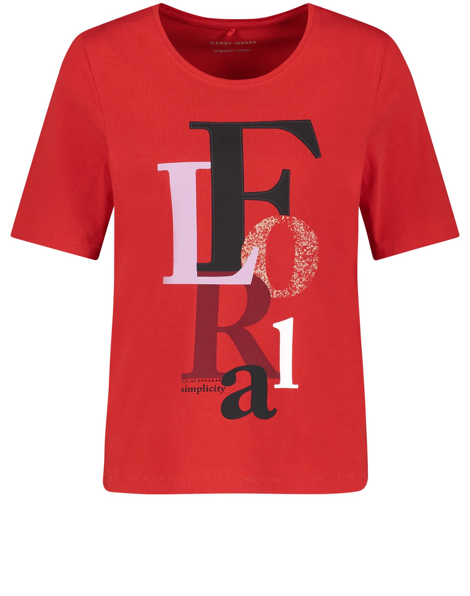 GERRY WEBER Edition Women's 670068-44026 T-Shirt, Bright Red, 34