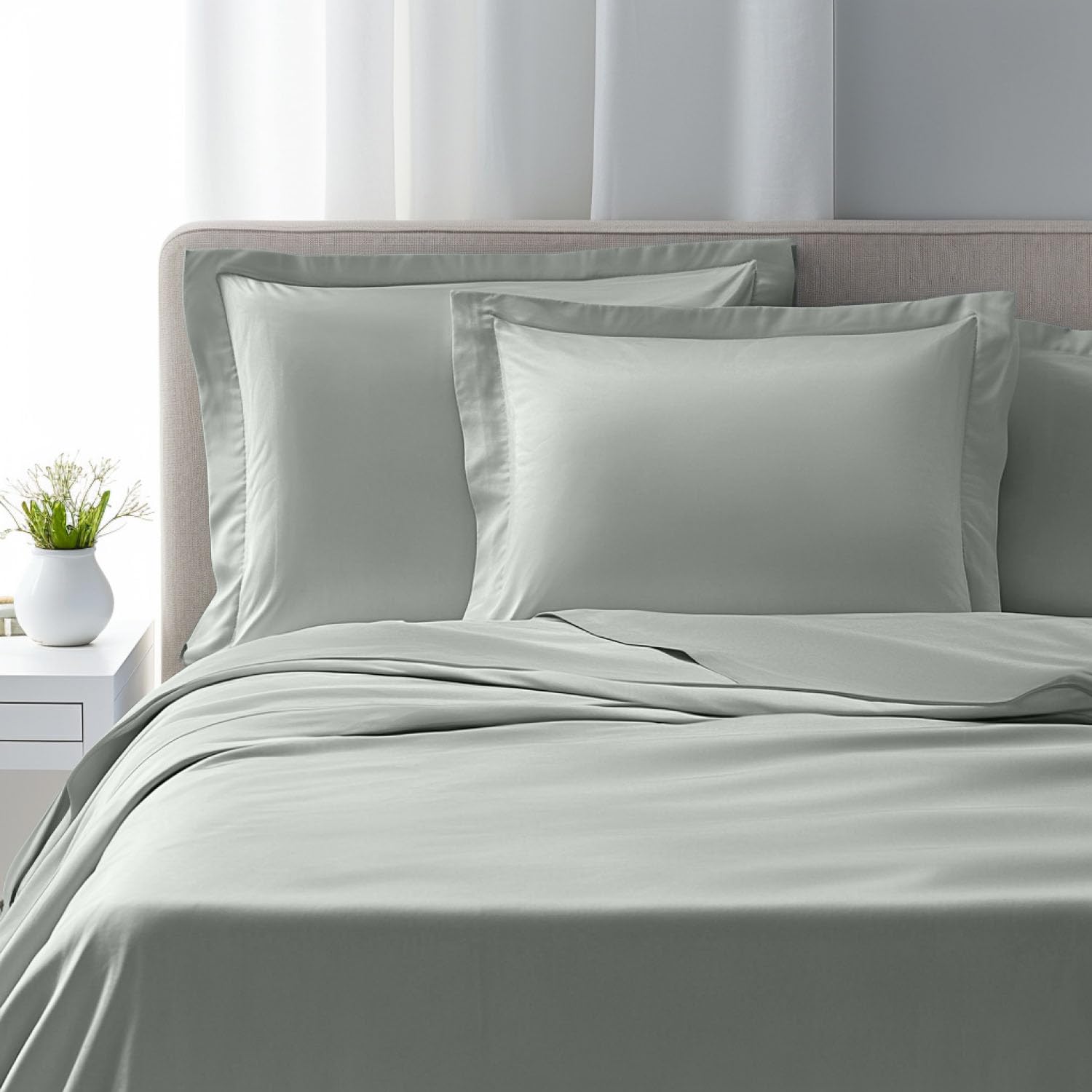 domus&trend - Completo Letto Matrimoniale con Lenzuola Matrimoniali Cotone Percalle 100% 255x295 + 1 Lenzuolo con Angoli Matrimoniale Coprimaterasso Sotto 200x180x30 + 2 Federe Cuscino Letto 50x80