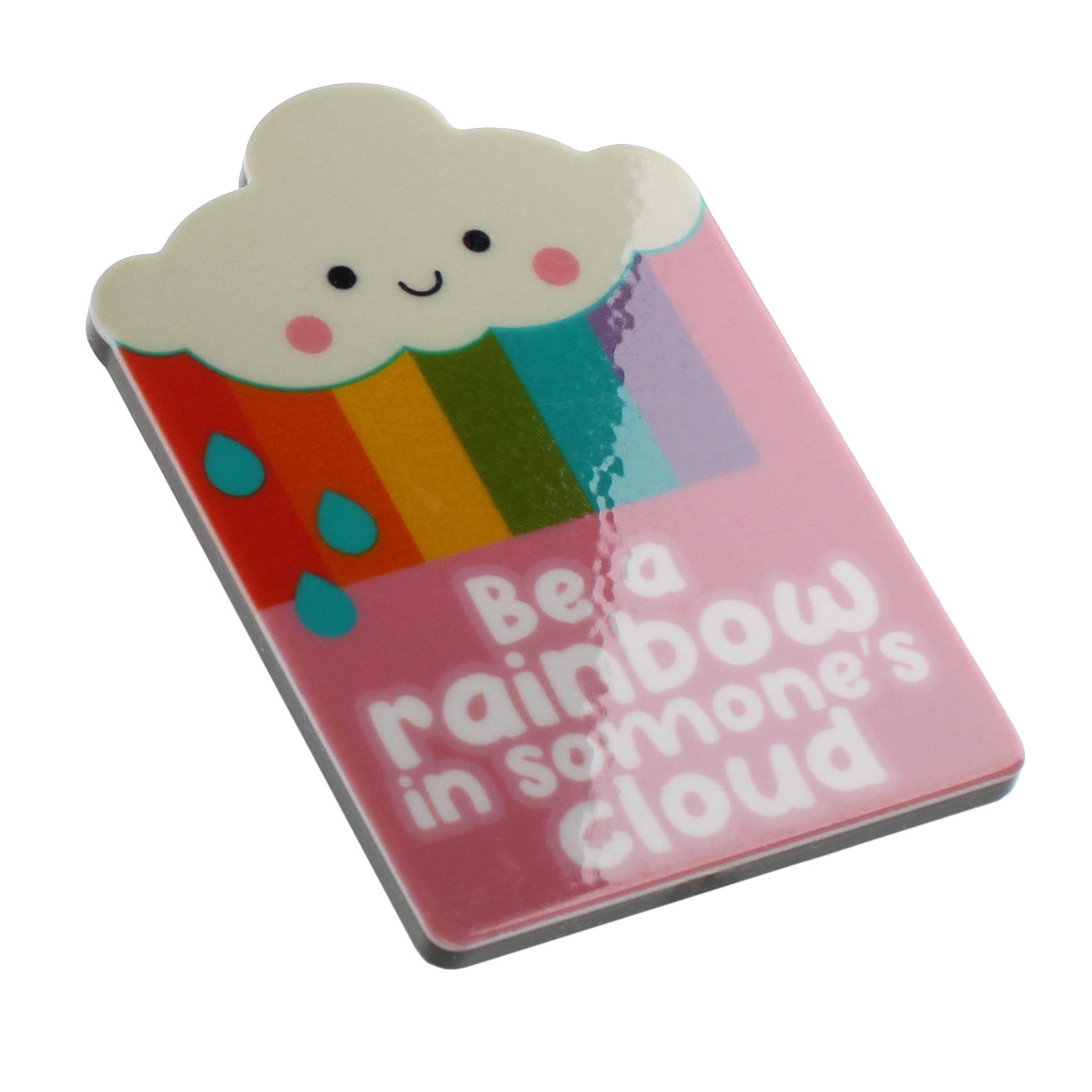 Be A Rainbow In Someone’s Cloud Weather Inspirational Positive Quote Novelty Magnet