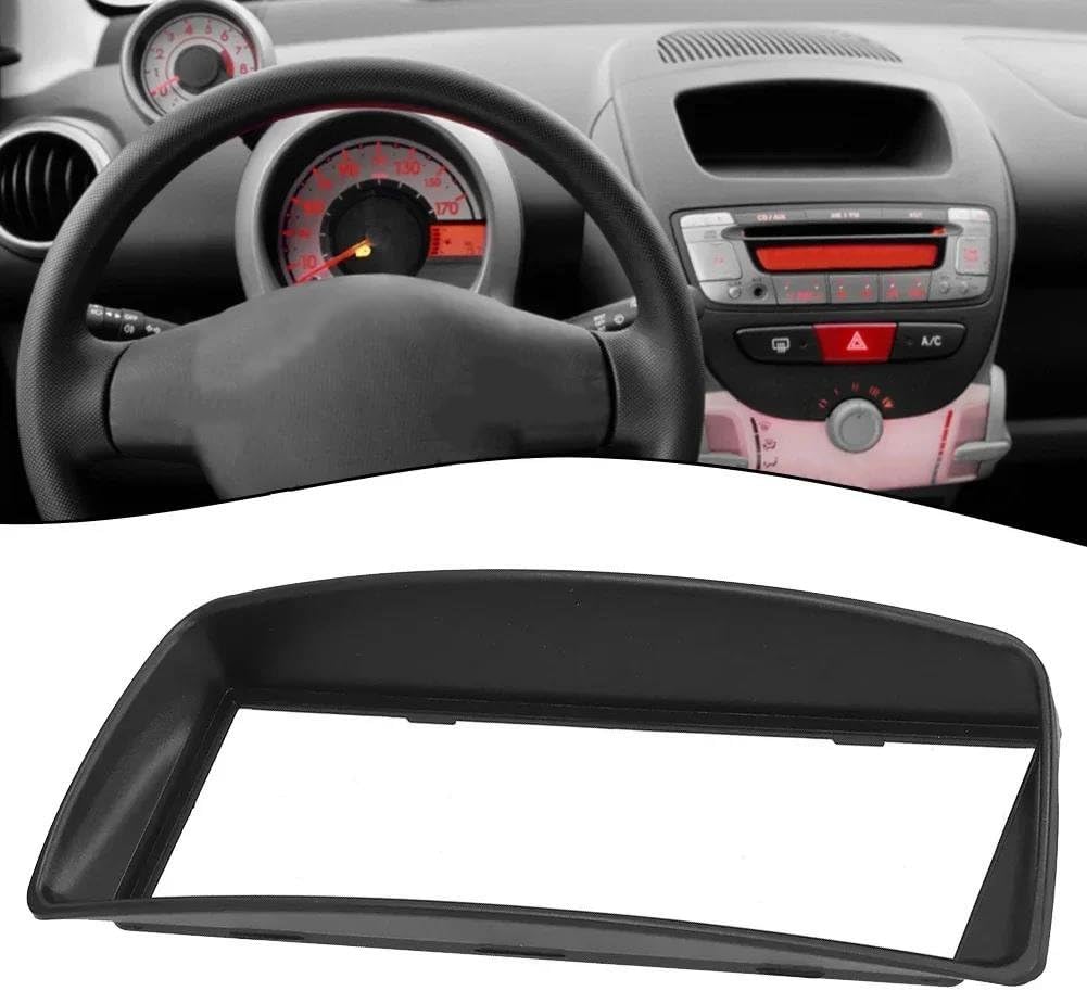 に適合する 107 に適合する C1 2005+ 用 オーディオパネル 1DIN ステレオラジオフェイシア カーCDオーディオナビゲ