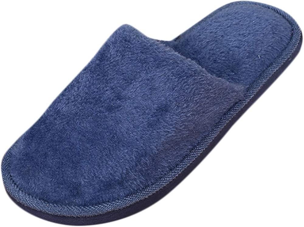 Shoes Slip for Men Flip Warm On Plush House Slippers Soft Slippers Mens