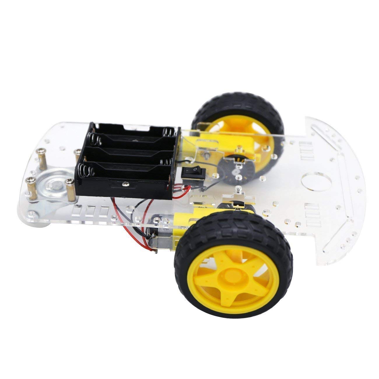 UIOTEC 2WD DIY Motor Smart Robot Car Chassis Kit Speed Encoder Battery for Arduino