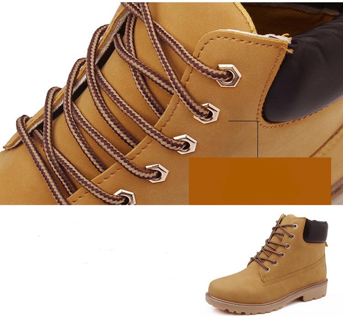 [nichangyuyi] ギャザーブーツインリンハイブーツ男女カップルブーツ