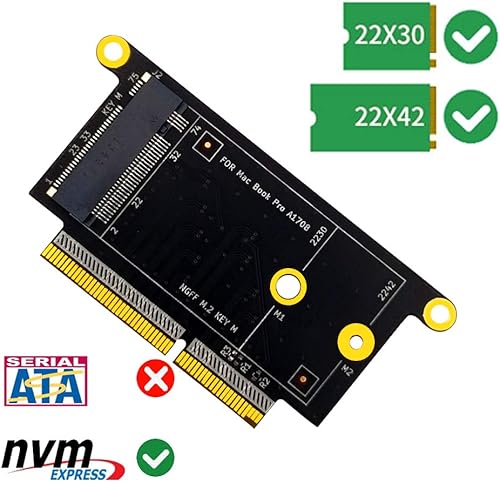 Miniatura 5 de HLT NGFF M.2 NVMe Key M 2230/2242 - Adaptador para MacBook A1708