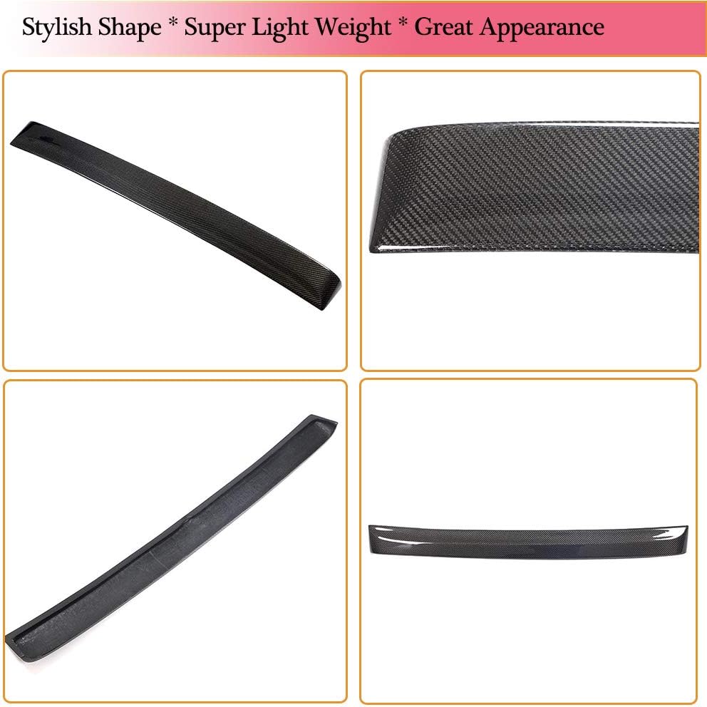 Rear Roof Spoiler fits for Nissan 350Z Coupe 2003-2006 Factory Outlet Carbon Fiber Roof Window Top Wing Lip