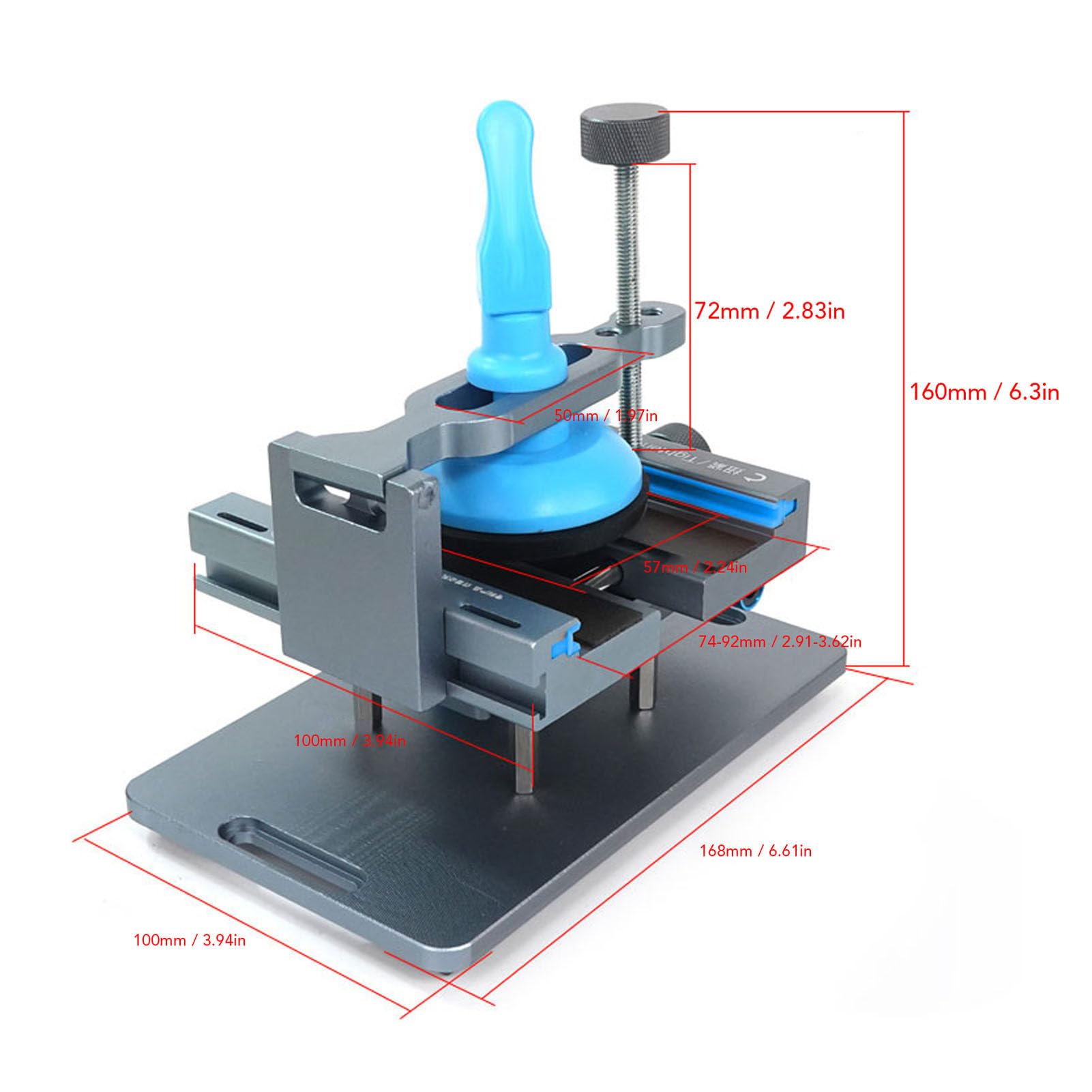 Garosa Séparateur D'écran de Téléphone Portable, Rotation à 360 Degrés
