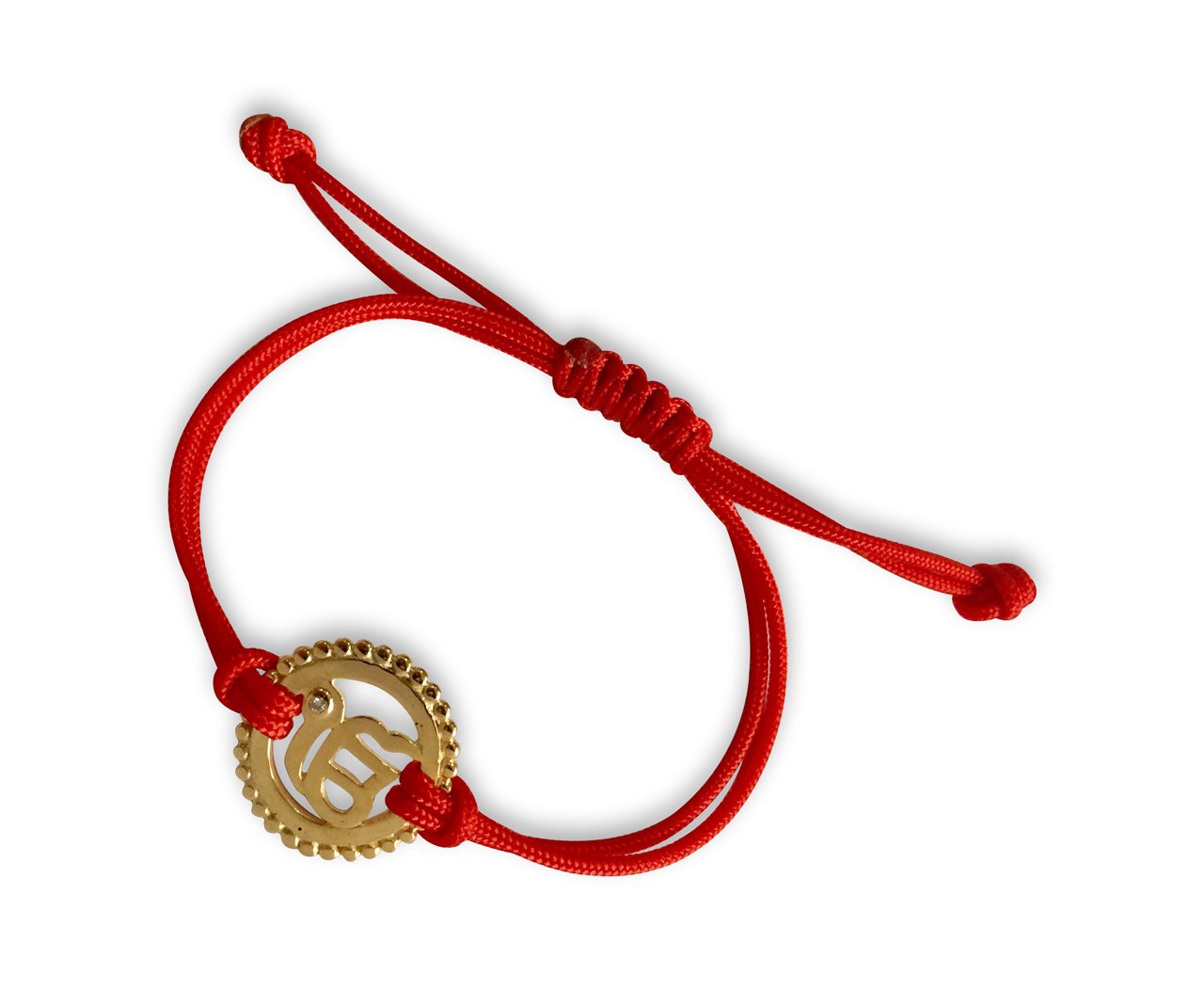 Ik Onkaar 18k Gold Plated Rakhi On Free Size Adjustable Thread-image-25