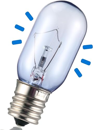 297048600 241552802 - Bombilla de repuesto para refrigerador Frigidaire Whirlpool KitchenAid Electrolx Kenmore - T8 E17 40 W (2.57 pulgadas de largo)