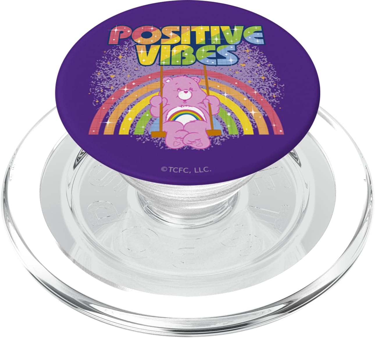 Care Bears Positive Vibes Rainbow With Cheer Bear PopSockets PopGrip for MagSafe