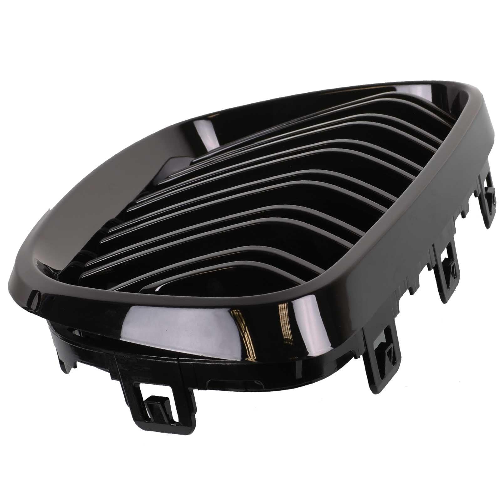 Doppelsteg Kühlergrill Nieren Schwarz Glänzend | Ref.no. 11307045 Kompatibel mit 2 Cabriolet (F23),2 Coupe (F22, F87)