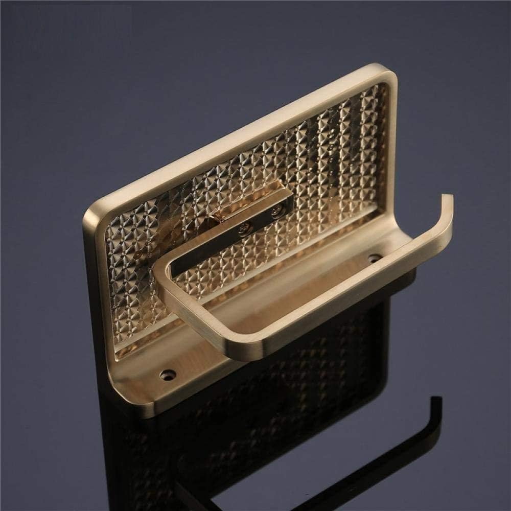 Zinc Alloy Bathroom Toilet Paper Holder Mobile Phone with Shelf Towel Rack Tissue Box