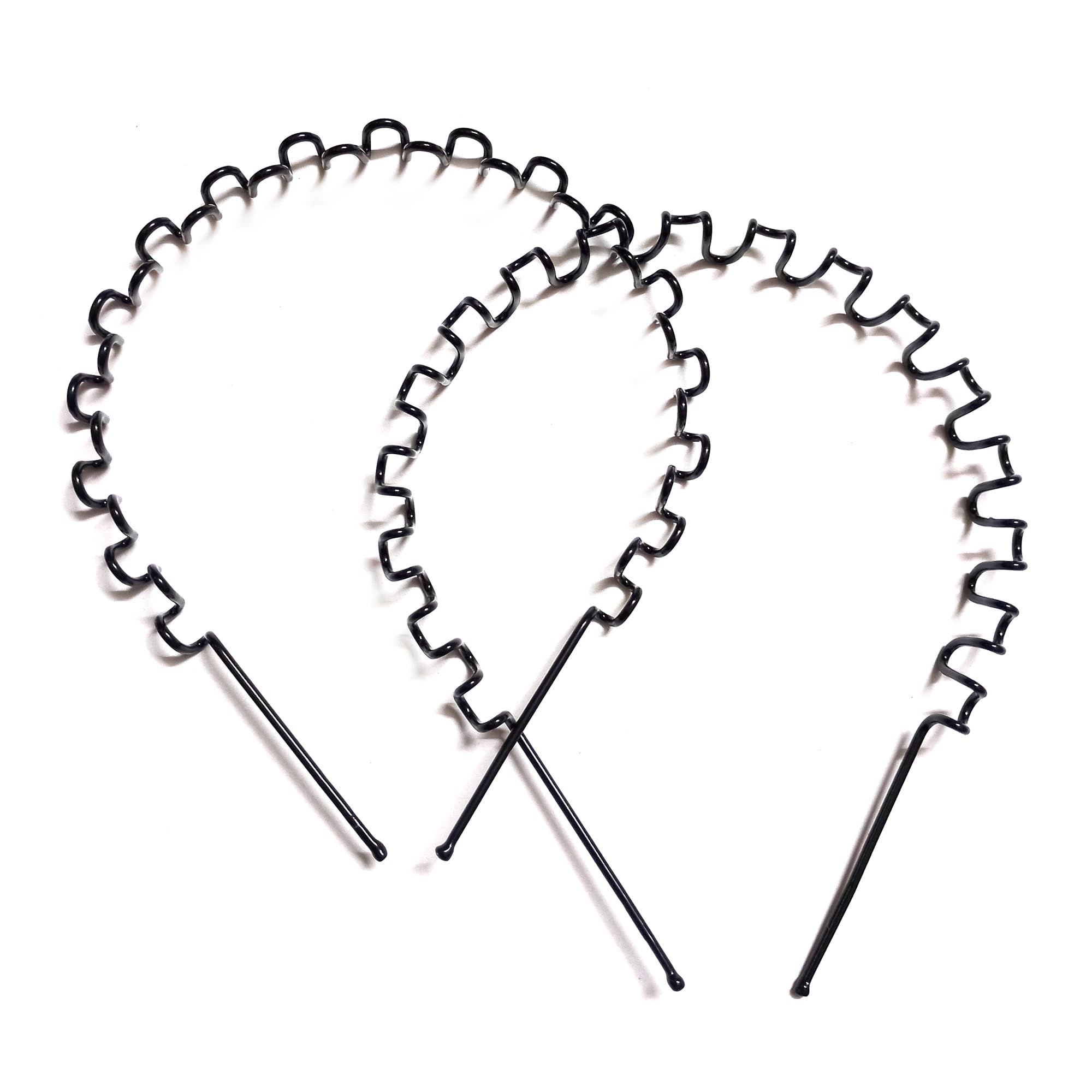 Rajmart Global (Pack of 2, Black) Daily Use Zig Zag Metal Headband Spring Head Wear Unisex Hair Band Zigzag Hoop Hairband, Hair Accessories for Men,Women, Boys & Girls (B0CYHHDX53) Amazon Price History, Amazon Price Tracker