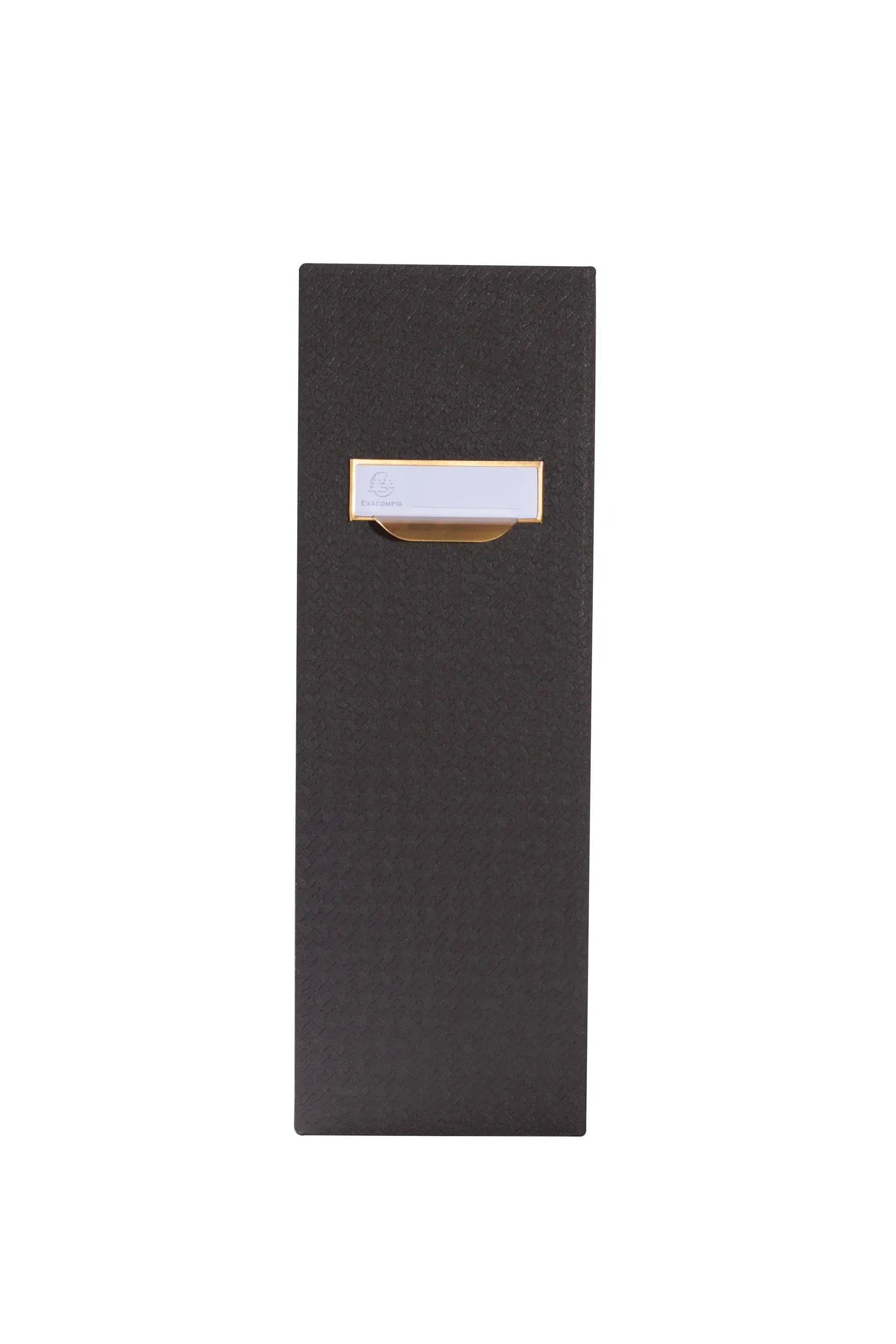 Exacompta Office By Me porte-revues carton A4 A4+ 31x25x10 cm Noir