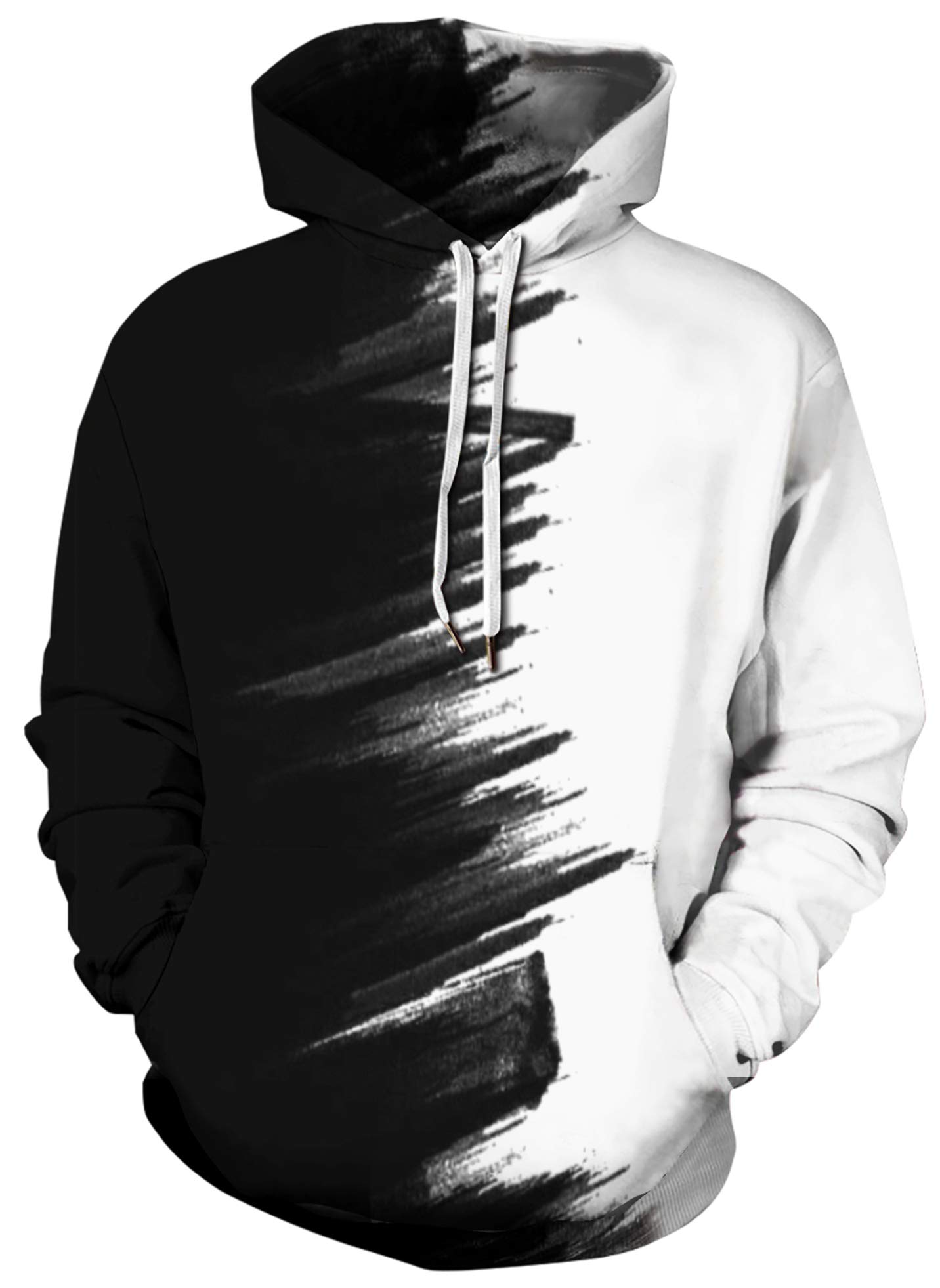 AviviRuthUnisex Harajuku Realistic Galaxy 3D Print Pullover Hoodies Sweatshirts