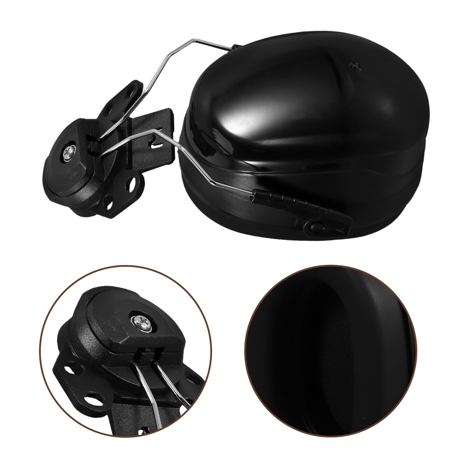 Mipcase Orejeras De Seguridad Industriales Cancelación De Ruido Para Casco De Construcción, Ajustables, De Abs Resistente y Diseño Ligero, Protección Auditiva Para Entornos Ruidosos y Uso Laboral