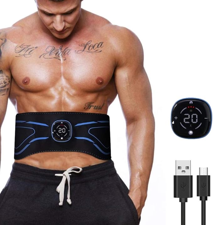 サイズ交換OK】 腹筋トレーニング EMS腹筋ベルト Fittonesu-IM