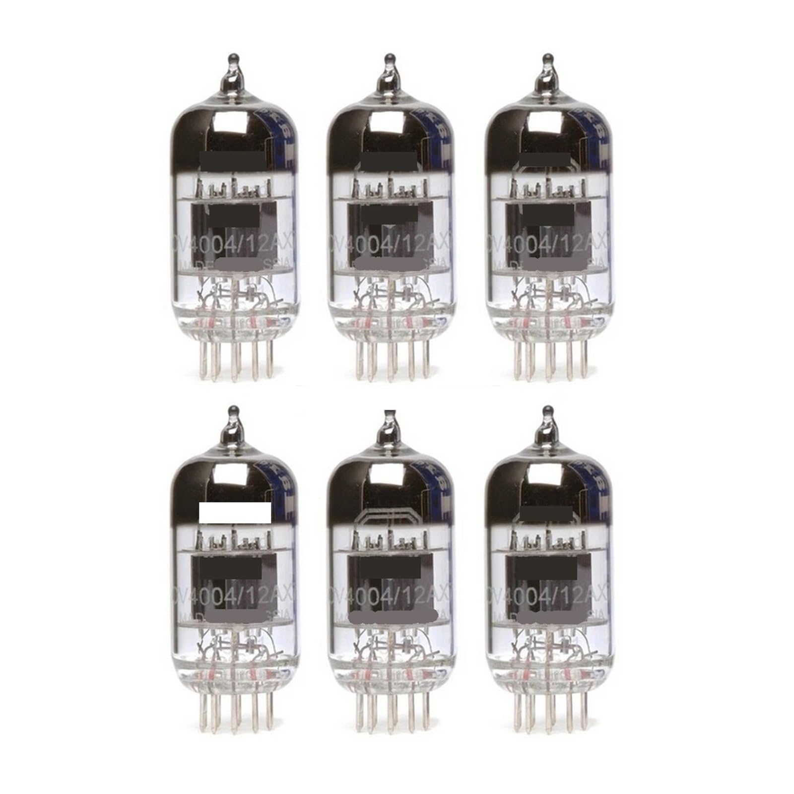 Lot de 6 tubes CV4004 12AX7 lampes préampli faible bruit gain adapté audio