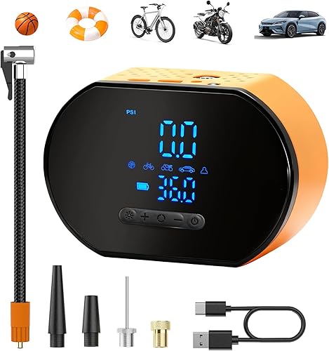 0309 compresor de aire naranja