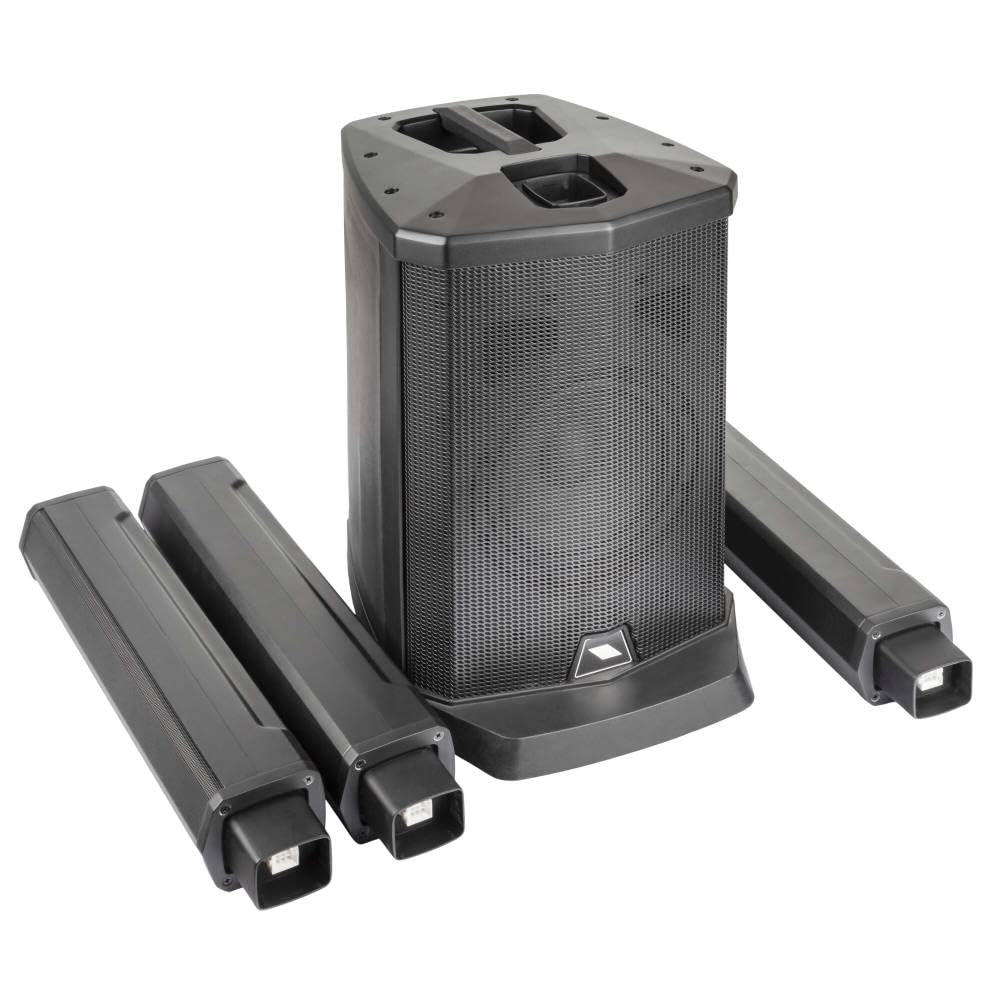 Proel SESSION1X - Sistema audio a colonna da 400W di picco con modulo MP3, USB e BLUETOOTH Stereo, Nero