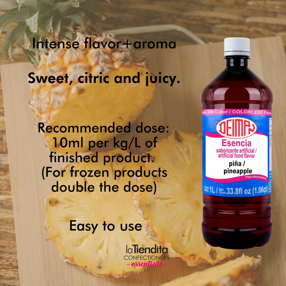 Deiman Artificial Food Flavoring Pineapple Essence(33.8 fl oz)