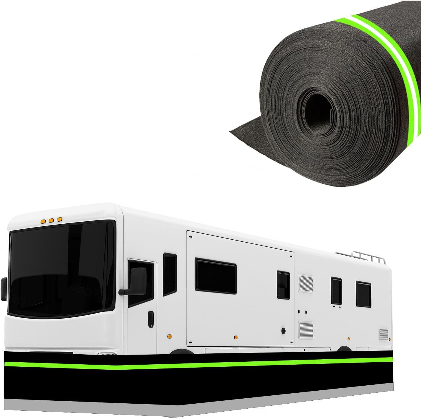 No-Drill Skirting for Mobile Homes - 95cm Tall RV Fender Skirt, Wind & Snow Proof, Durable Camper Exterior Protection, Easy Installation, Weather Resistant