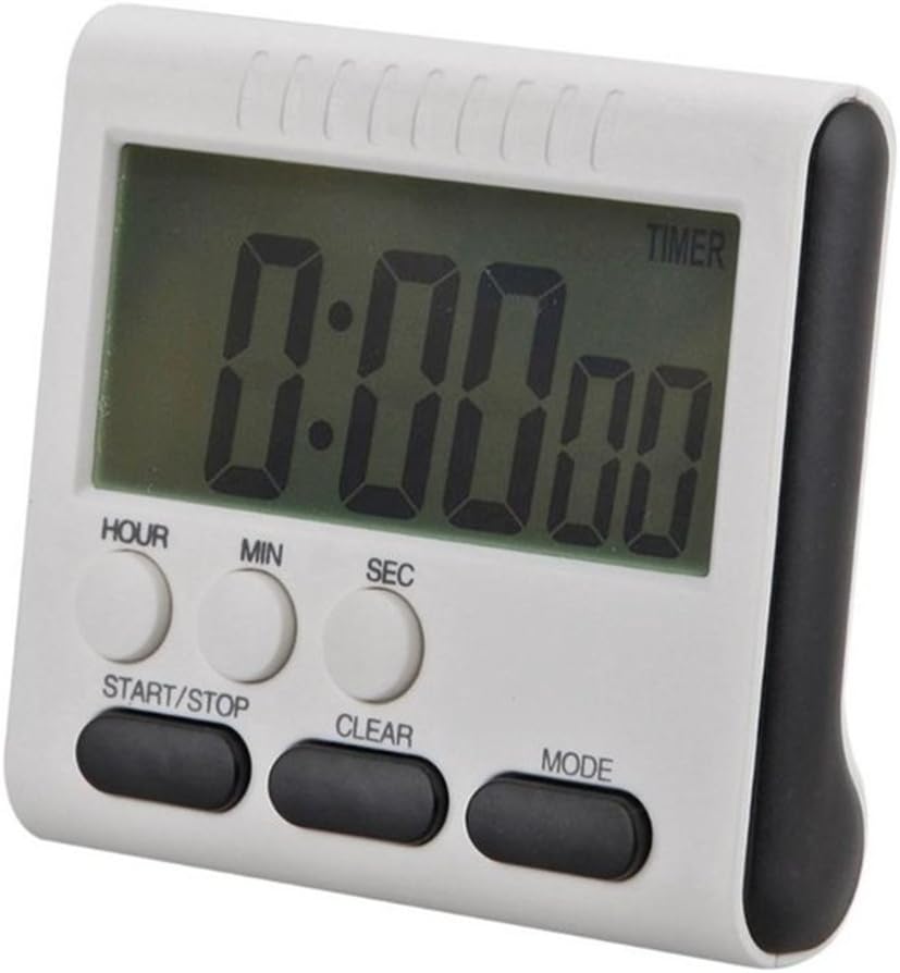 Hoosiwee Digital Kitchen Cooking Timer, Count Down Alarm Function, Clock Function