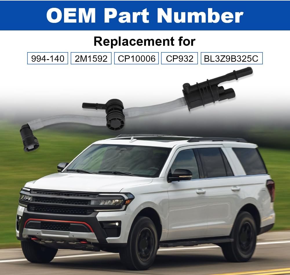 Vapor Canister Purge Valve Compatible with Ford F-150 2011-2016 Expedition 2015-2017 Transit-150/250/350 Lincoln Navigator 2015-2021 Replacement for 994-140 CP10006 BL3Z9B325C