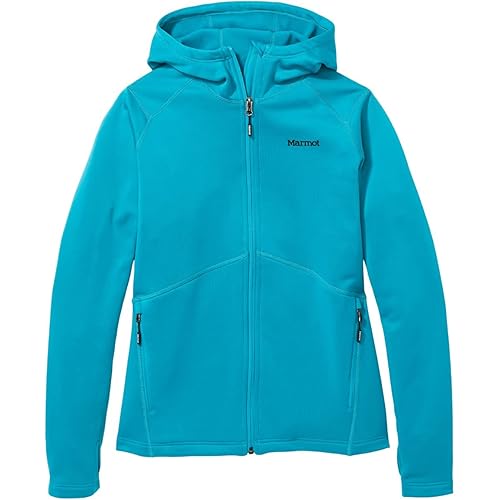 MARMOT Women's Olden Polartec Fleece Hoody - Breathable Stretch Fabric, Zip-Up Fleece Jacket with Hood & Thumbholes