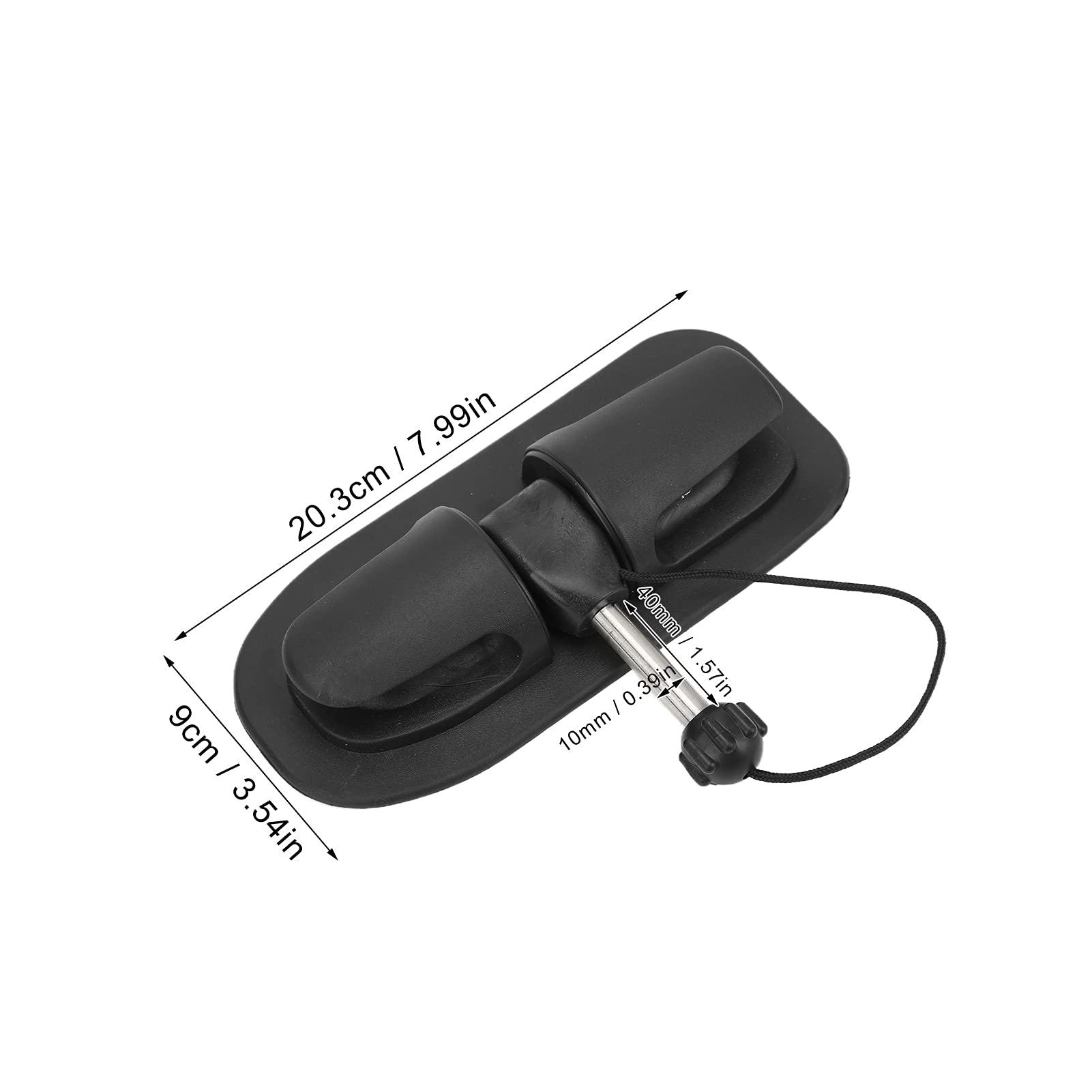 Supporti per Remi per Barche, Supporto per Pagaia per Kayak 1 Paio 0,4 Pollici Supporto per Remi con Anima in Ferro Supporto per Blocco Pagaia Universale per Gommone Kayak Canoa