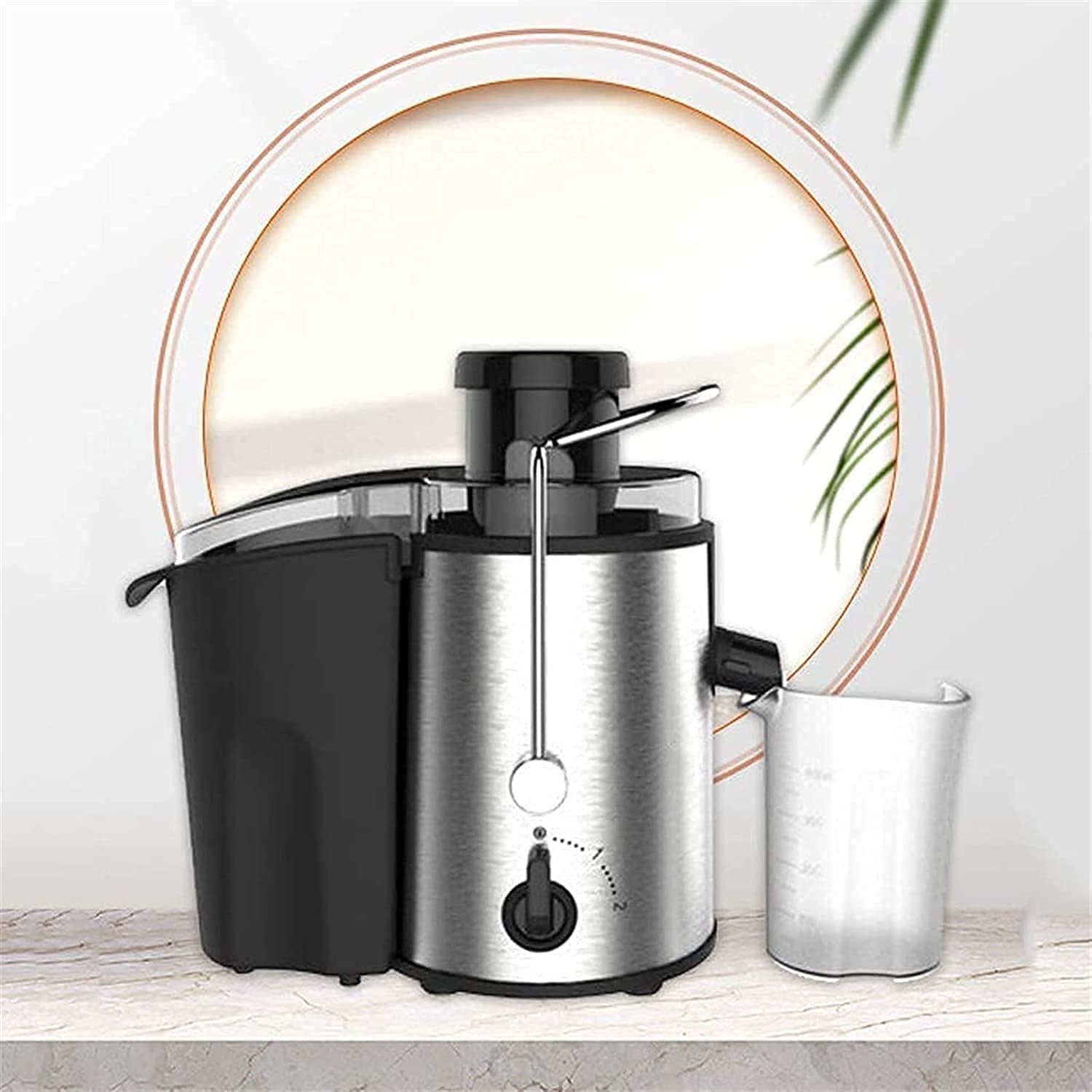 Juicer Machine,Juice Extractor Juicer Machine with 2.6'' Wide Mouth 2 Speed Centrifugal Juicer for Fruits and Vegs -Free(