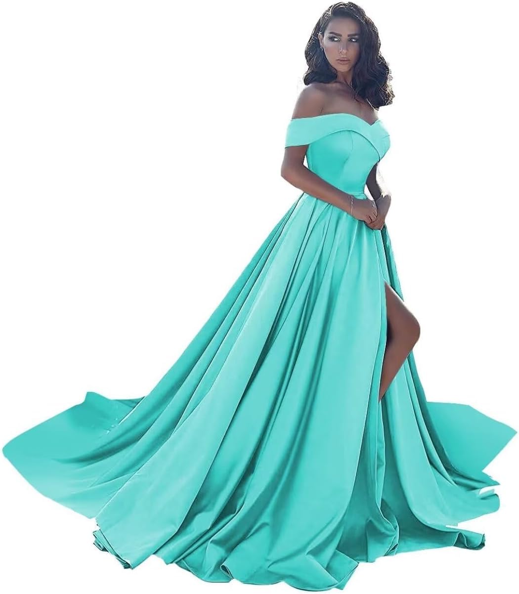 Robe de bal sirène en satin fluide drapé pour mariage chic