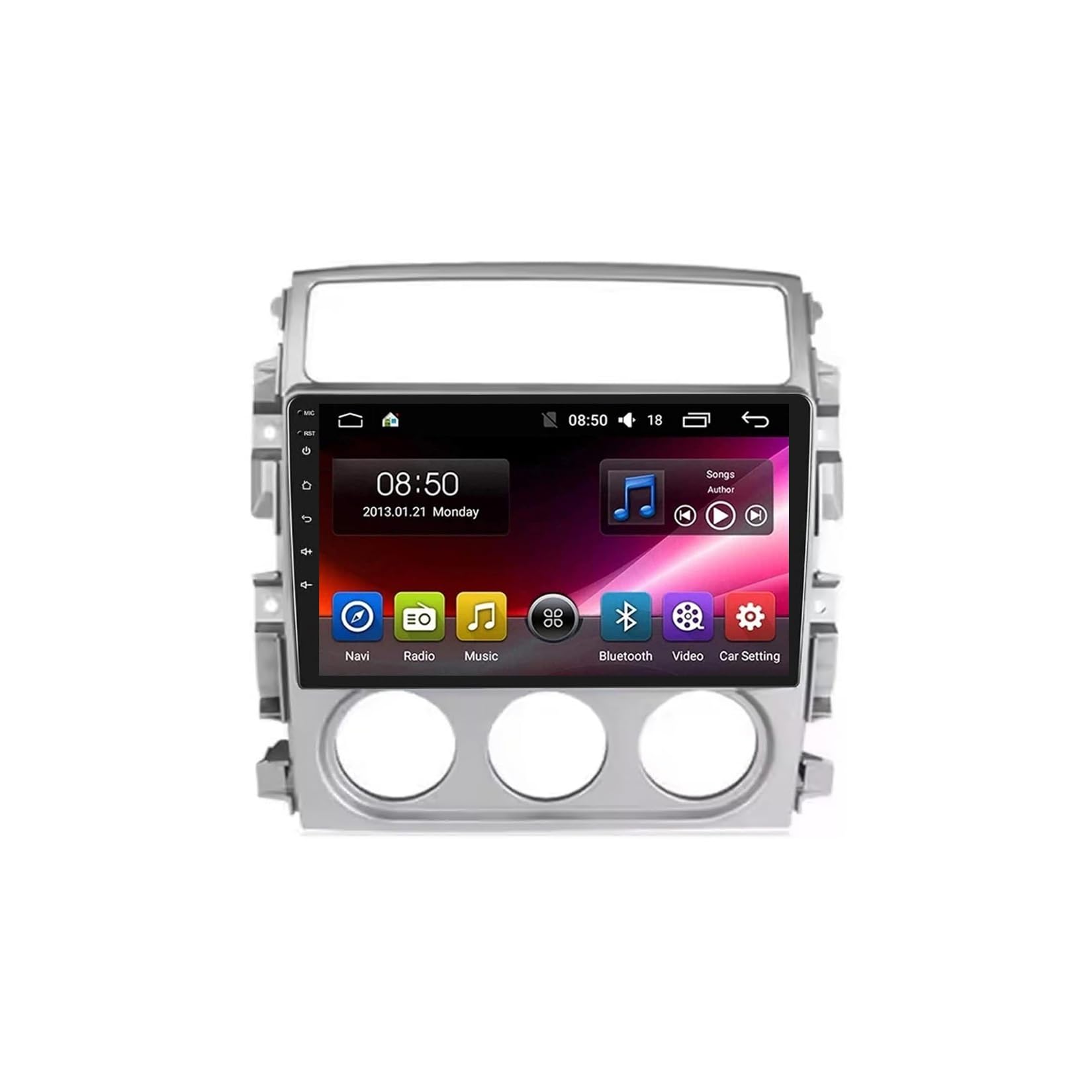 Ekran Carplay dla Suzuki Liana 2007-2013 Przenośne Radio Samochodowe Z Ekranem Dotykowym Hd, Funkcją Mirror Link I Carplay;, 4 Rdzeń 2G+32G