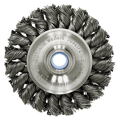 Weiler 8044 Knot Style Wire Wheel - Diameter: 4