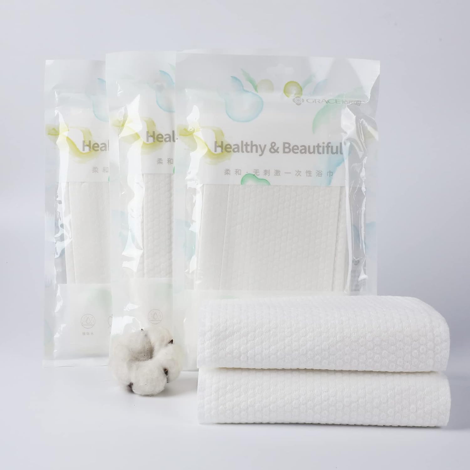 Bath Towels White Bath Washcloths for Gym Spa Hotel，Microfiber Hair Towel, Hair Drying Towels Wrap Turban, Super Anti Frizz Absorbent & Soft Head Towel for Curly, Long & Thick Hair（5Pack） : Beauty & Personal Care