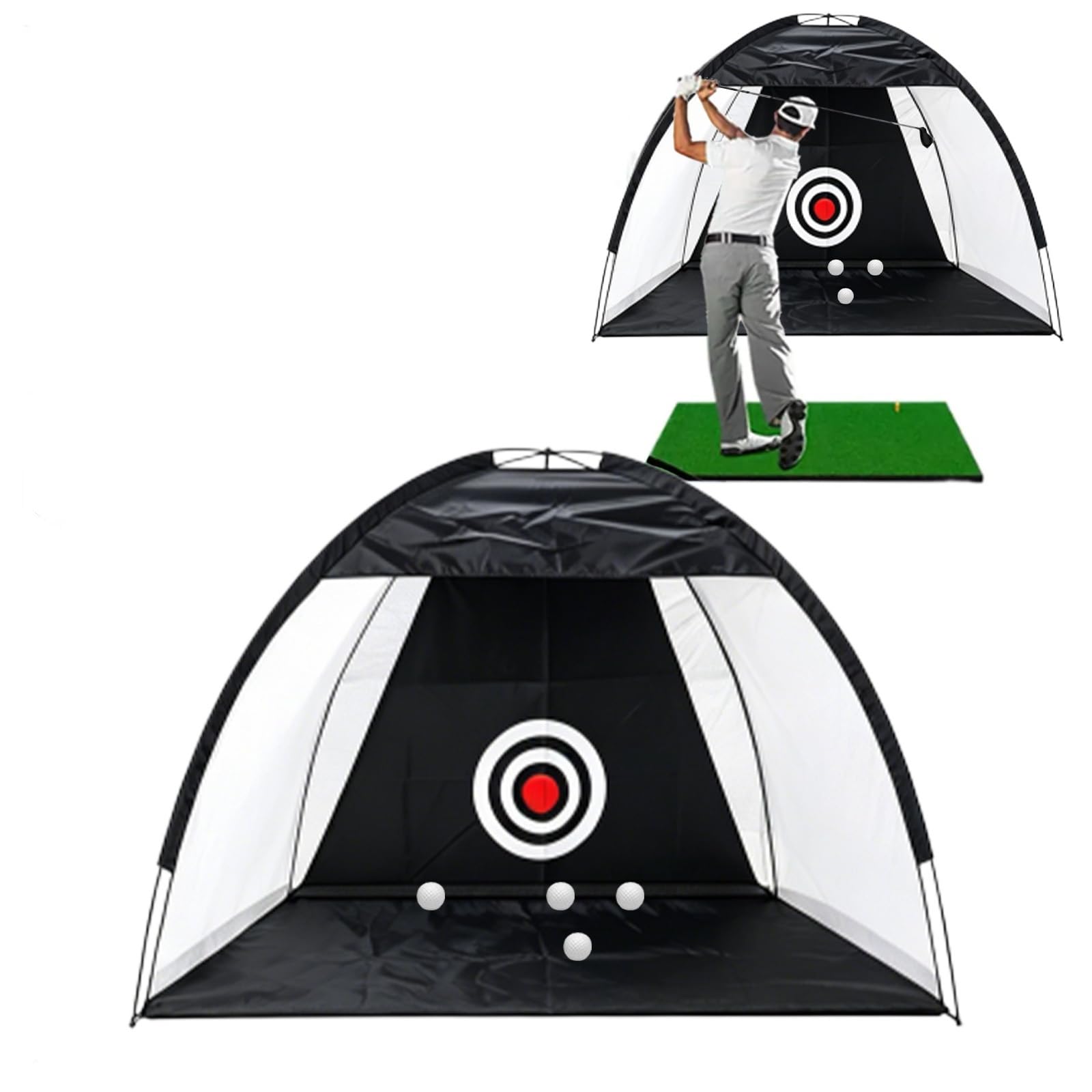 Golf Practice Net Portable Indoor Outdoor Target Impact