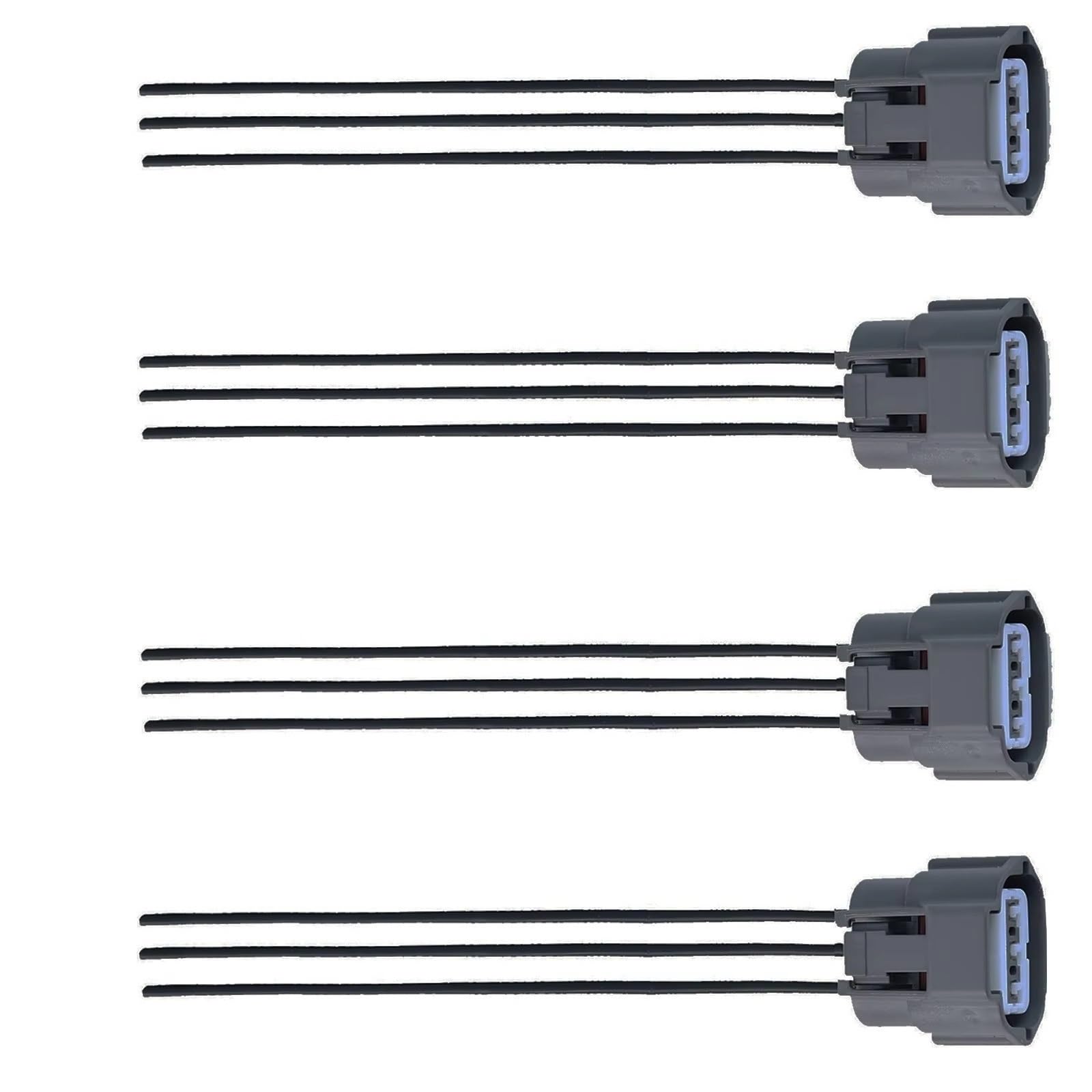 Kfz-Stecker für Nissan Altima 2002-2018, Cube 2009-2014, ab März 2012, Zündspulenstecker, Buchse J48817102 (4 Stück)