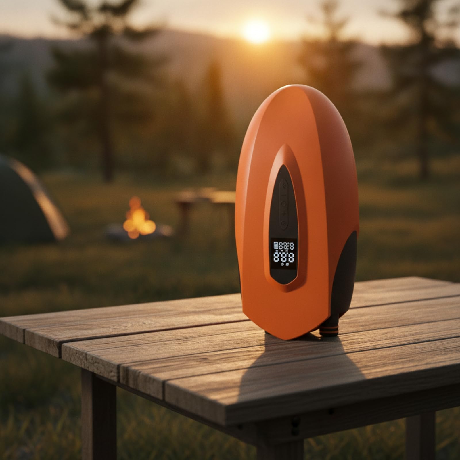 KESOTO Bomba de Aire Portátil Inflador de Precisión Compresor y Succión Paalla Iegrada Seguro hasta 20 PSI Cable 3 M y Juego de Boquillas Adecuada para Kayak y en Playa