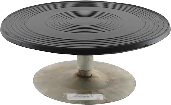 Vestil TT-12-4 Heavy Duty Manual Turntable, 500 lbs Capacity, 3-15/16" Height, 12" Diameter