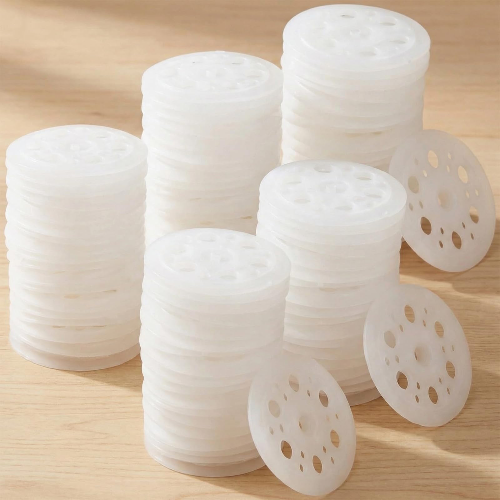 Piatti isolanti, 100 rondelle in plastica PP da 46 mm, piastre in schiuma, dischi in plastica per fissaggio e supporto di pannelli isolanti in schiuma