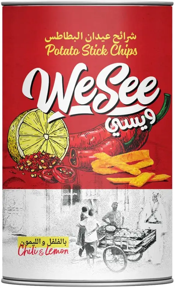 Weissy Potato Sticks Pepper Lemon 35g