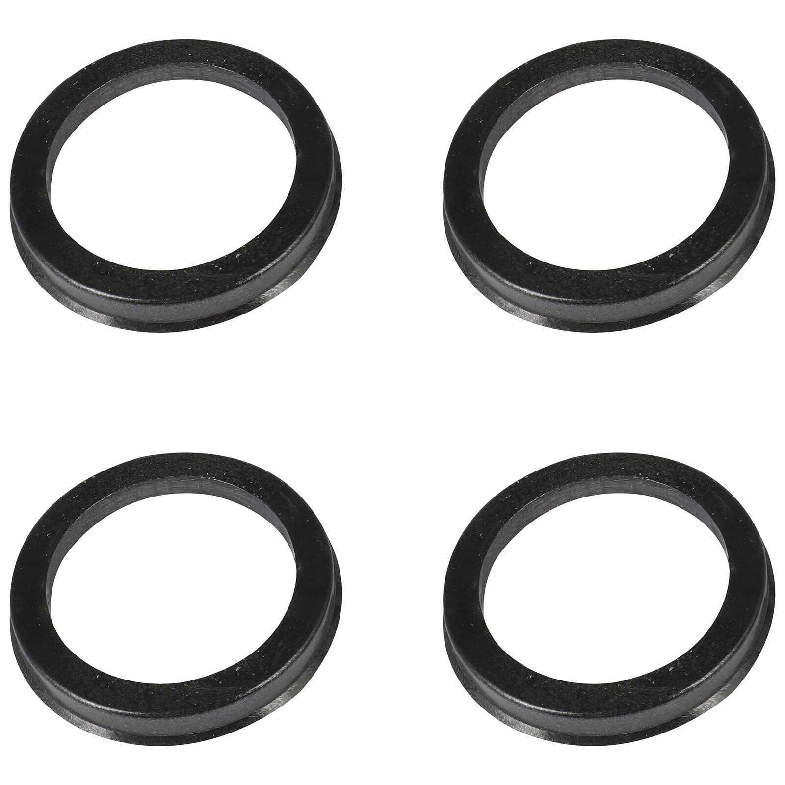 Ineedup Wheel Hub Centric Rings Ring 4PCS 73mm to 56.15mm 73 OD 56.15 ID black Plastic Hubrings