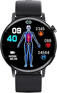 WeLucky Blood Sugar Monitor Watch - Non-Invasive Glucose Monitor Wearable | Non-Invasive Blood Glucose Test Smart Watch, IP67 Waterproof, 1.43-Inch Screen, Fitness Trackers, 30 Sports Modes