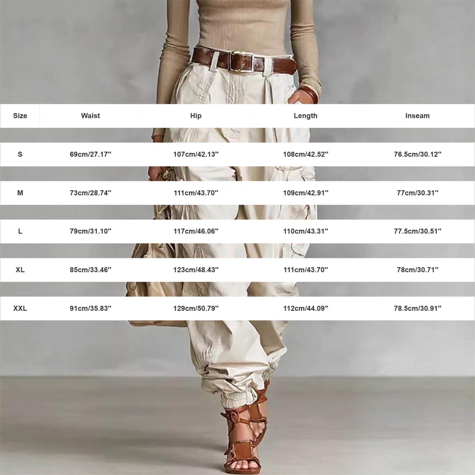 Pantalones cargo para mujer Baggy Y2K, pantalones de ocio, cintura alta