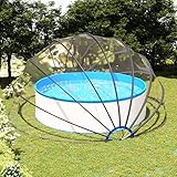 Abmessungen: 440 x 220 cm (Durchmesser x H).Dieses Poolzelt eignet sich für eingebaute Schwimmbäder mit einem maximalen Durchmesser von 400 cm und für oberirdische Schwimmbäder mit einer maximalen Größe von 360 x 90 cm (Durchmesser x H).