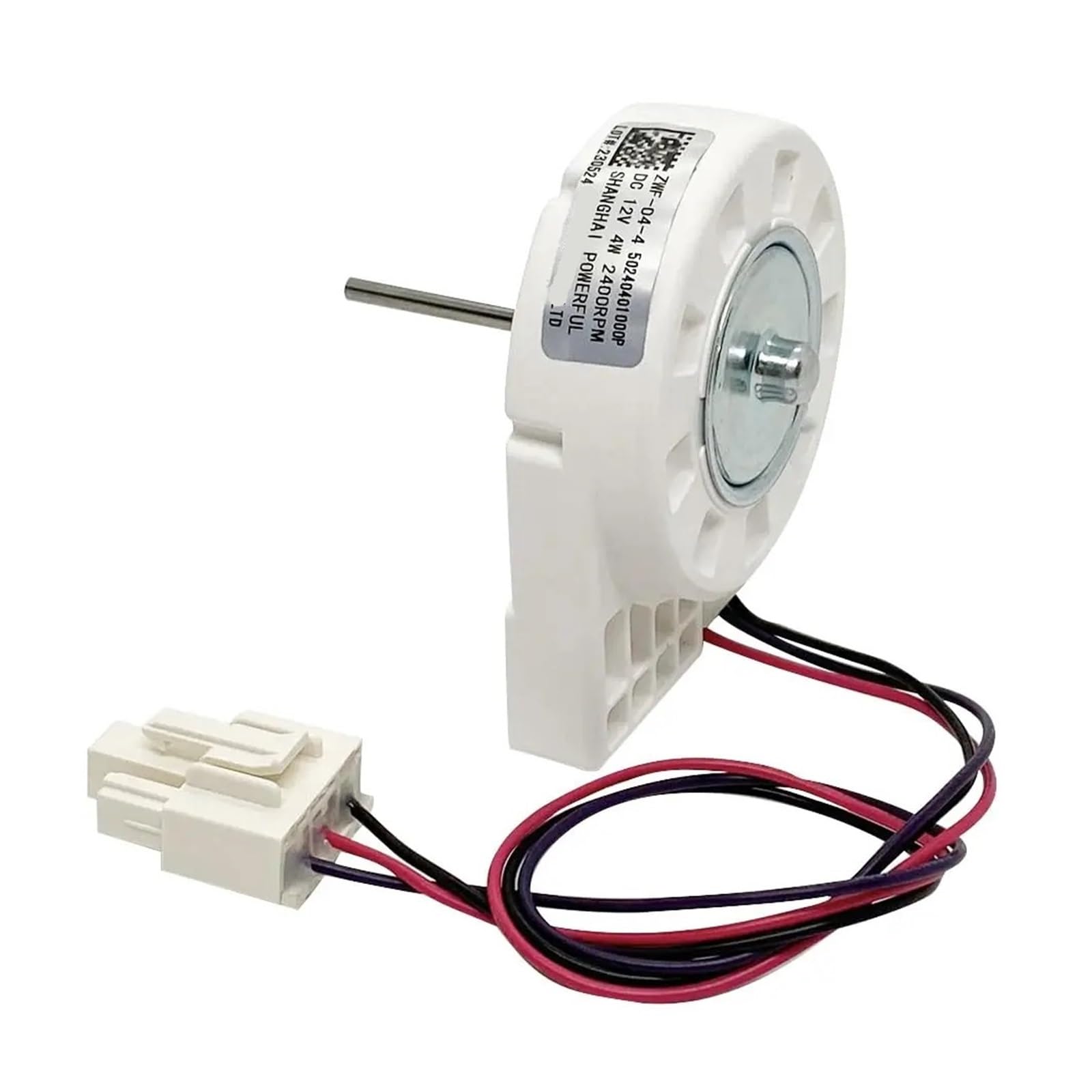 50240401000P BCD-330WTV 12V 4W 2400RPM Motore Ventola Congelamento ZWF-04-4 Sostituzione, Compatibile For Midea, Parti Del Frigorifero