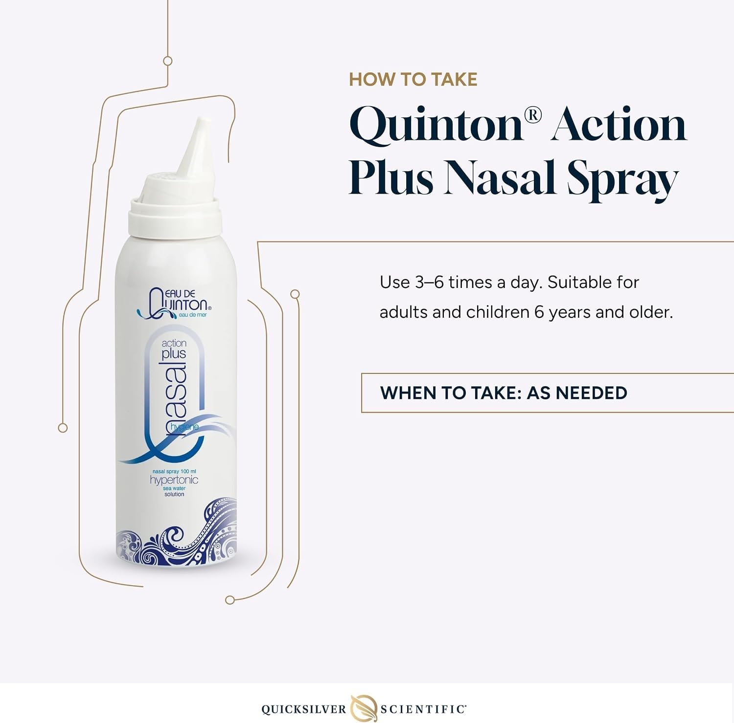 Quicksilver Scientific Quinton Action Plus Nasal Spray, 100 ml — Amazon image 6